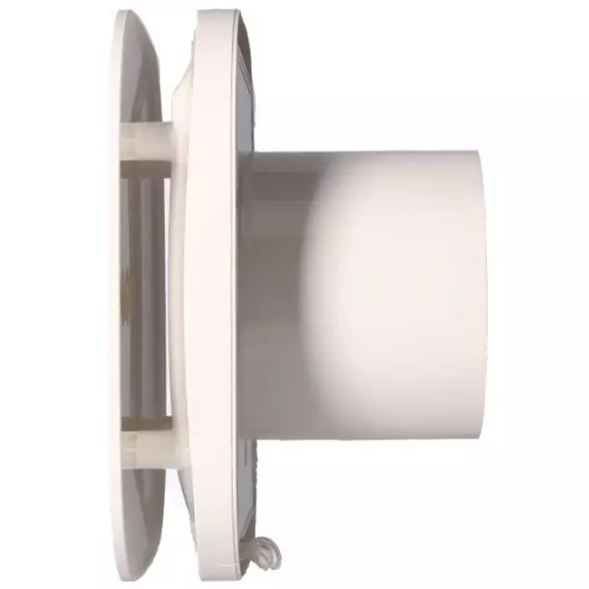 Badlüfter Supra Design  - mit einstellbarem Timer und Feuchtigkeitssensor - Vent Axia - Ø 100 mm - 100HT