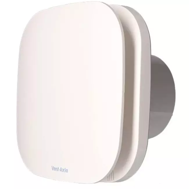 Badlüfter Supra Design  - mit einstellbarem Timer und Feuchtigkeitssensor - Vent Axia - Ø 100 mm - 100HT