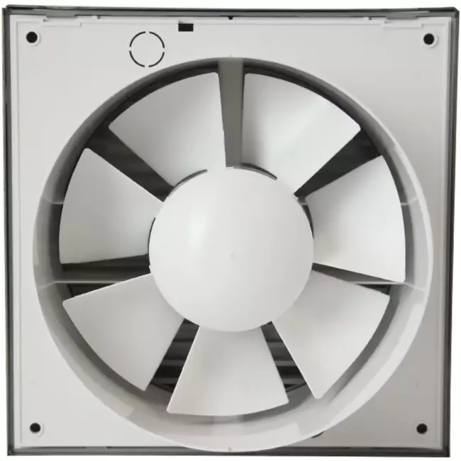 Badlüfter Ø 100mm Edelstahl mit timer und Feuchtigkeitssensor - Design EET100HTi