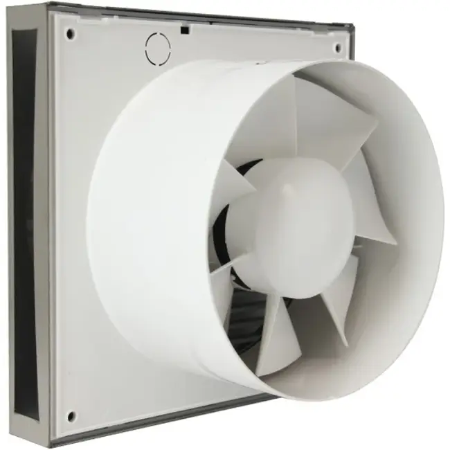 Badlüfter Ø 100mm Edelstahl mit timer und Feuchtigkeitssensor - Design EET100HTi