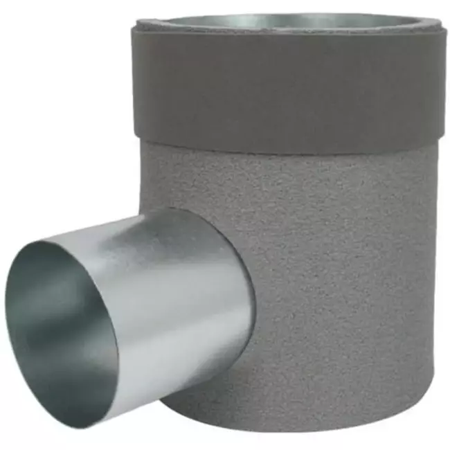 Thermoduct Ventilanschluss Ø 150mm nach Ø 80 mm