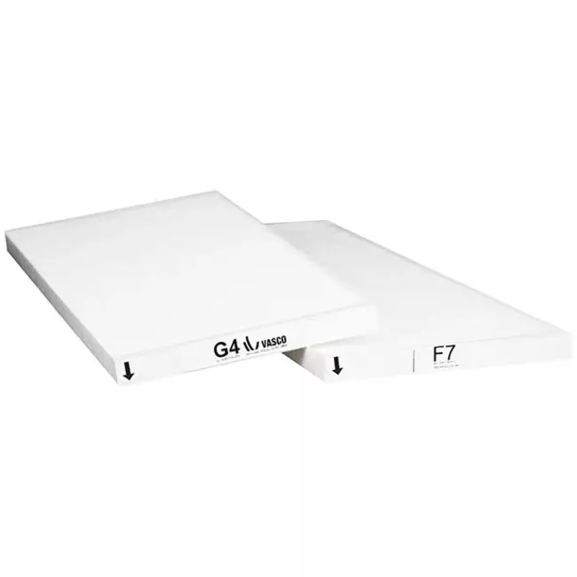Vasco X350 und X500 WRG Filterset G4 + F7