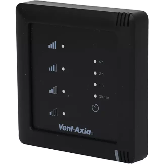 Vent-Axia Multihome RFT 4-Positionen Schalter mit Batterie schwarz - SSU-BZ