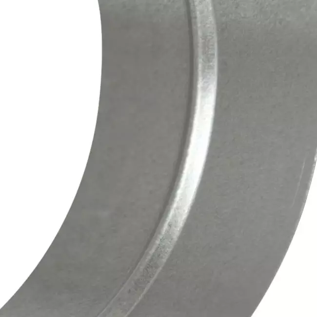 Wickelfalzrohr Muffe für Formteile mit Durchmesser 125 mm