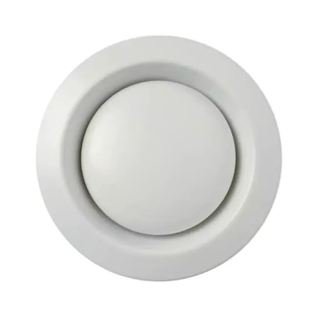Zehnder Abluftventil Metall 125mm weiß - STB 1-125
