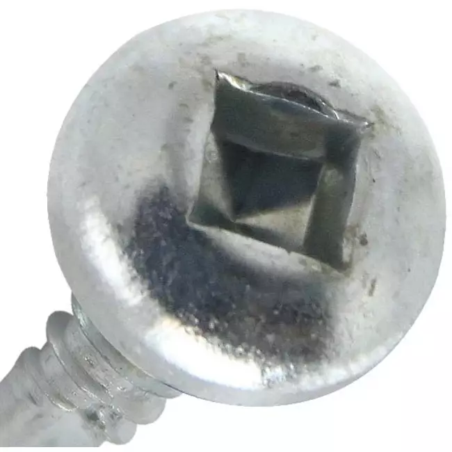 Blechschraube 4,2 x 13 verzinkt - Vierkantantrieb - 200 Stück