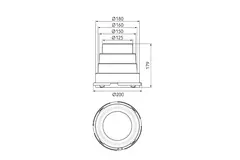 Ubbink Air Excellent DBOX Mehrfachadapter 125-150-160-180