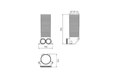 Ubbink Air Excellent 23C Ventiladapter 125 2x90°