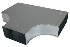 T-Stück 90 Grad 170x80 mm - 170x80 mm für Rohrleitungen