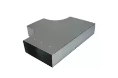 T-Stück 90 Grad 170x80 mm - 170x80 mm für Rohrleitungen