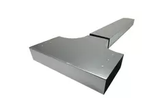 T-Stück 90 Grad 170x80 mm - 170x80 mm für Rohrleitungen