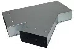 T-Stück 45 Grad 220x80 mm - 170x80 mm für Rohrleitungen