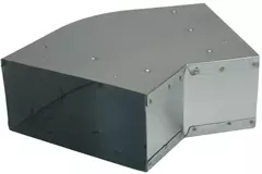 Biegung 45 Grad 170x80 mm horizontal für Kanalisation