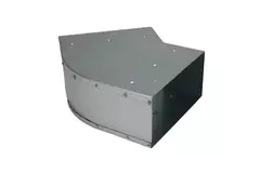 Biegung 45 Grad 170x80 mm horizontal für Kanalisation