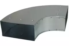 Biegung 90 Grad 170x80 mm waagerecht für Kanalisation