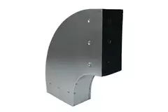Biegung 90 Grad 170x80 mm waagerecht für Kanalisation