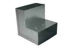 Biegung 90 Grad 170x80 mm vertikal für Gießrinne