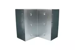 Biegung 90 Grad 170x80 mm vertikal für Gießrinne