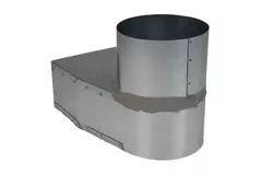 Schieferwinkel 170x80 mm bis Durchmesser 125 mm für Rohrleitungen