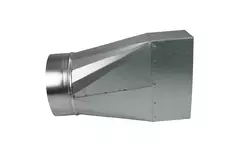 Adapter 170x80 mm auf 160 mm Durchmesser für Rohrleitungen