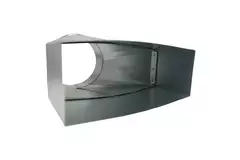 Adapter 170x80 mm auf 160 mm Durchmesser für Rohrleitungen