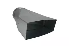 Adapter 170x80 mm auf 160 mm Durchmesser für Rohrleitungen