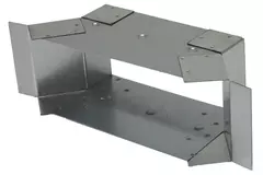 Seitenanschluss 170x80 mm für Abgasrohr