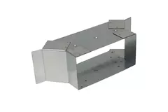 Seitenanschluss 170x80 mm für Abgasrohr