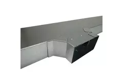 Seitenanschluss 170x80 mm für Abgasrohr