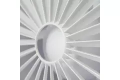 Badlüfter Ø120mm rund - weiß - aRid 120 BB