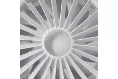 Badlüfter Ø120mm rund - weiß - aRid 120 BB