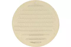 Lüftungsgitter Metall rund Ø125 mm beige - MR125Y - RAL1015