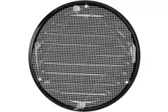 Lüftungsgitter Metall rund Ø125 mm schwarz - MR125M - RAL9005