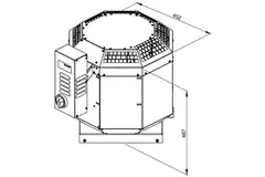 Dachventilator Gastro energieeffizient - DVN 225 EC 30