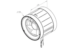 Rohrventilator 160mm Mischströmung ETAMASTER - EM 160 EC 02