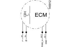 Ruck Rohrventilator Etamaster mit EC motor - 195 m³/h -Ø 100 mm + PWM Regler