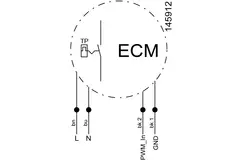 Rohrventilator 125mm Mischströmung ETAMASTER - EM 125L EC 02