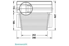 Orcon Compact 10RHP 320 m³/h + Feuchtigkeitssensor + RFT-Steuerung - Perilex-Stecker