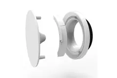 Vent-Axia Uniflexplus RV 100 mm verstellbares Zu- und Ablaufventil - weiß