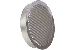 Metall-Lüftungsgitter Aluminium 150x150 Mm – Mit Insektenschutz, 4 Bohrungen, Für Belüftung & Entlüftung