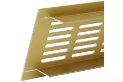 Sockelgitter Aluminium Gold 300x40mm RA430G
