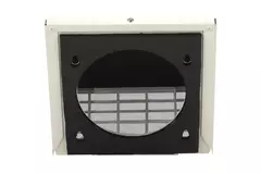 Abdeckung HRU Wall Ø100 - RAL9010