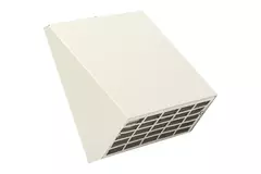 Abdeckung HRU Wall Ø100 - RAL9010