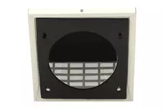 Abdeckung HRU Wall Ø150 - RAL9010