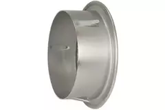 Metall-Rundlüftungsgitter inkl. Einbautülle Ø 180 mm Aluminium - DWRA180S