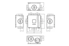 DucoBox Reno 325 m³/h - Schutzkontaktstecker