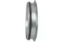Wickelfalz Bundkragen Ø 80mm (90°) - Galvanisiert