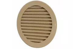 Lamellengitter Kunststoff  Ø100 mm beige - VR100Y