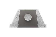 EPS Plenum isoliert 590x590 Ø 160mm