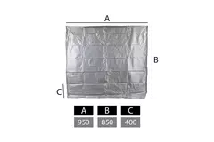 Abdeckung für Außengeräte X-groß 950 x 850 x 400 mm